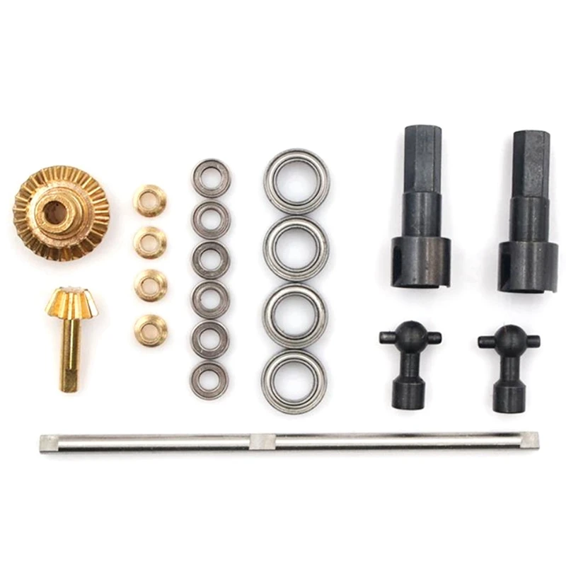 

for WPL B1 B-1 B14 B-14 Metal Spring Retainer + Fixed Seat & Metal Drive Shaft Gear Bridge Front Axle Full Accessories