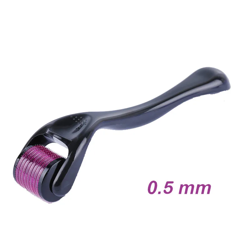 Black-0.5mm Дерма ролик DRS540 микро иглы Дерма ролик микроиглы для ухода за кожей косметический уход за телом Титан микро иглы ролик - Цвет: Black-0.5mm