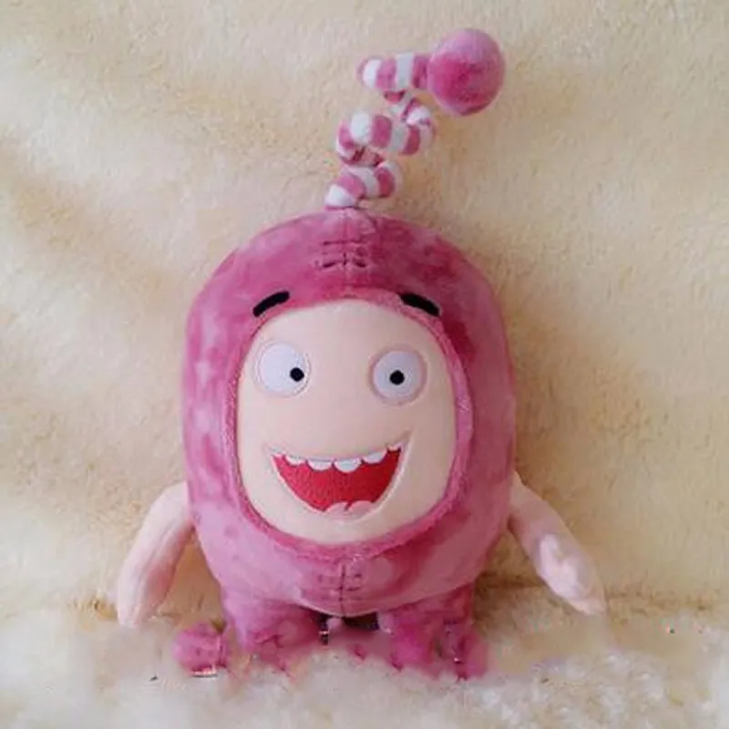 Розовый 35 см Oddbods мультфильм предохранитель Джефф Ньют Odd ZEE Bods мягкие животные плюшевые животные куклы игрушки для детей Подарки - Цвет: Розовый