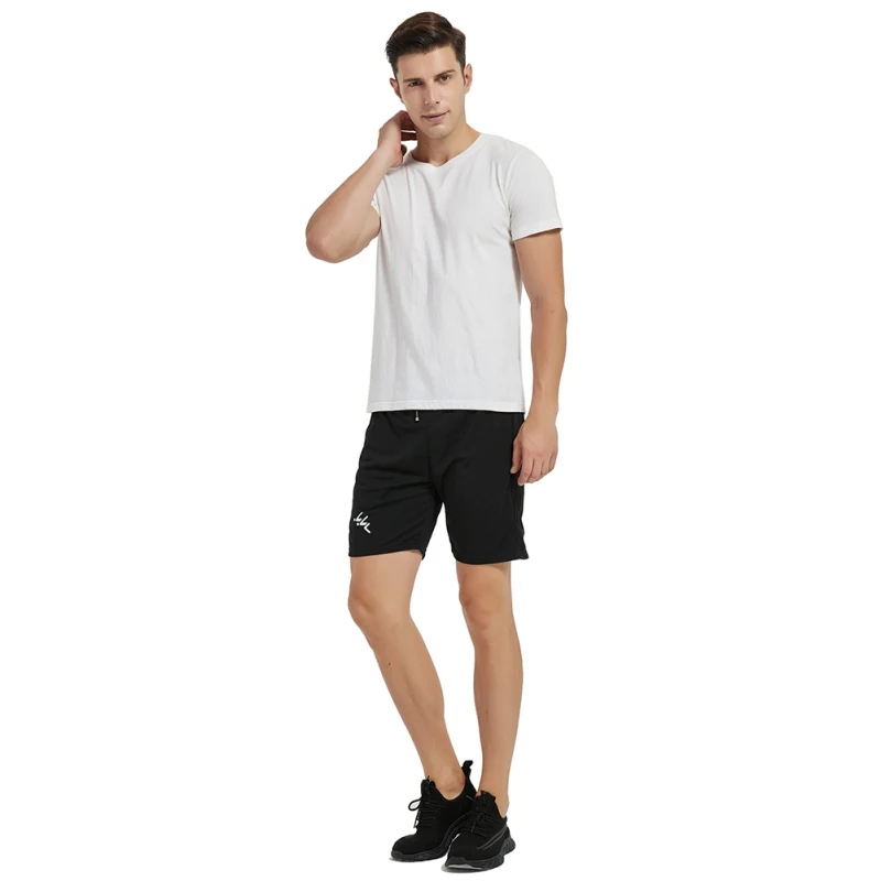 

Men's Shorts Running Shorts Quick Drying Sport Shorts Gyms Fitness Bodybuilding Workout Built-in Pockets Short Pants Men New Hot