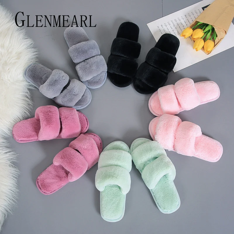 Женские зимние тапочки домашняя обувь женская женские теплые плюшевые