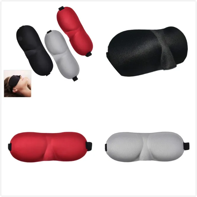 3D Sleep Mask Natural Sleeping Eye Eyeshade Cover Shade Patch Women Men Soft Portable Blindfold Travel Eyepatch | Красота и здоровье