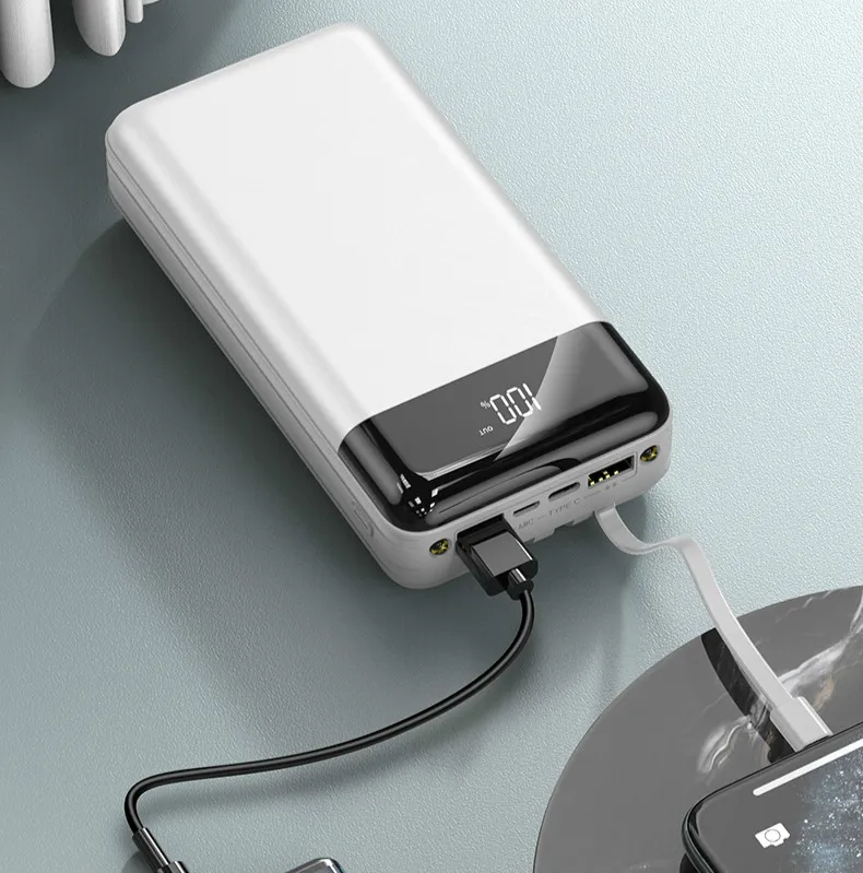 

80000mAh Power Bank Large Capacity LCD PowerBank External Battery USB Portable Mobile Phone Charger for Samsung Xiaomi Iphone