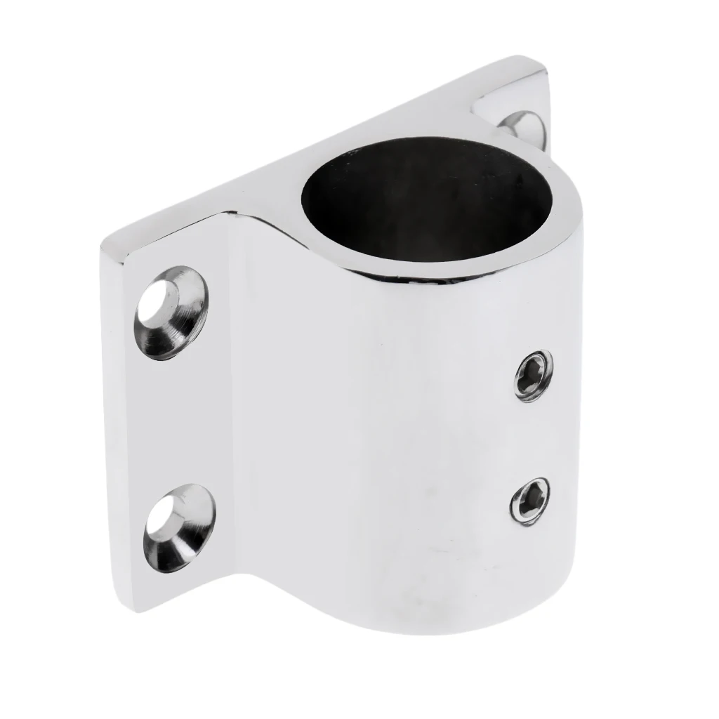 

1 Pair Heavy Duty Marine Boat Hand Rail Hardware Fitting 90 Degree Stanchion Base for 1 icnh 25mm Tube
