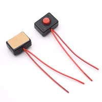 1pcs dc 12v 2a car push button momentarily action wired switch