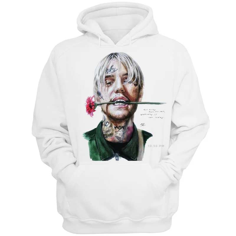 Толстовка lil peep Модный свитшот в стиле хип хоп для влюбленных зимний Повседневный