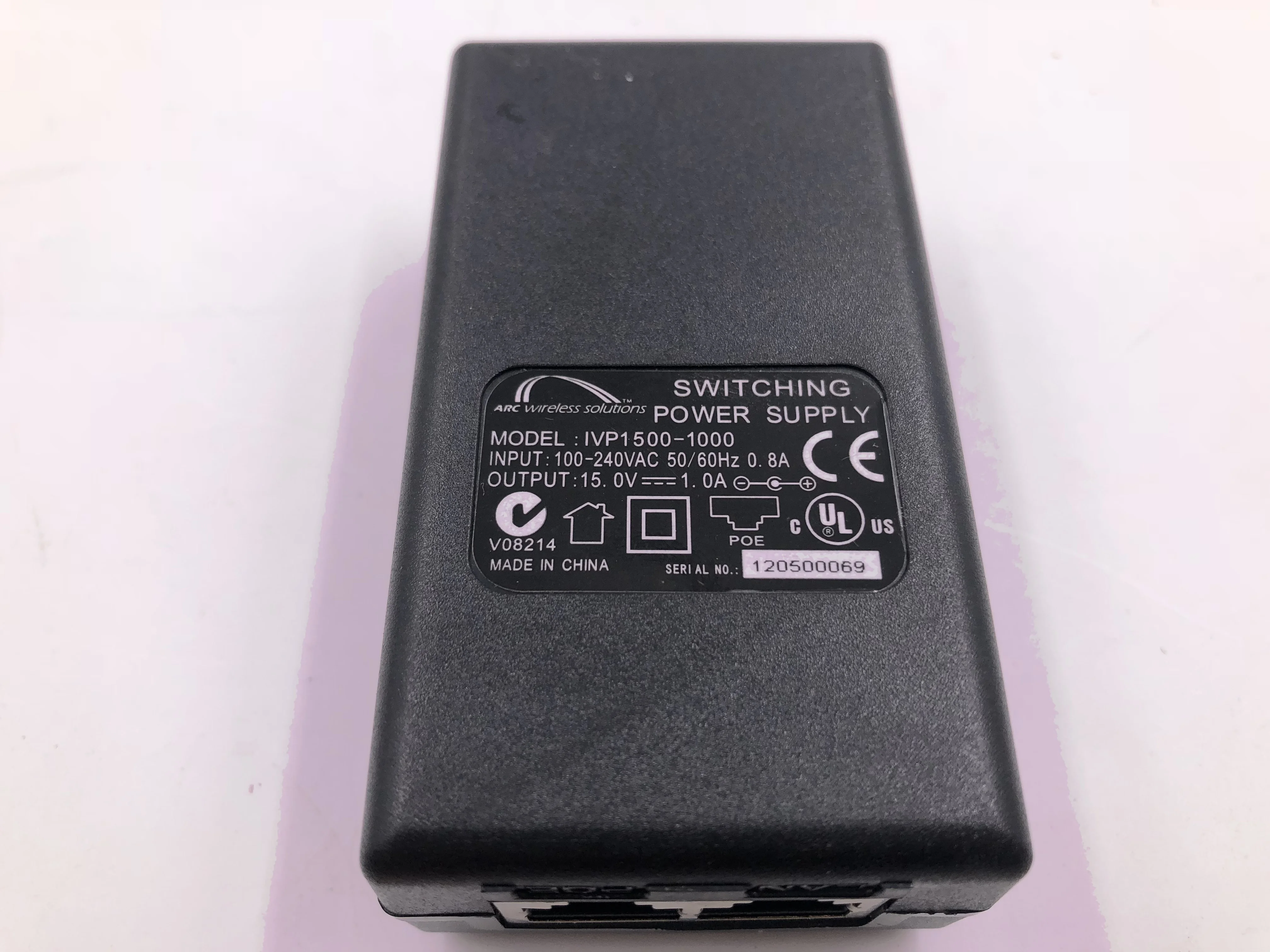 10M/100Mbp пассивный 15V1A POE Power Over Ethernet RJ-45 инжектор разветвитель настенный адаптер для
