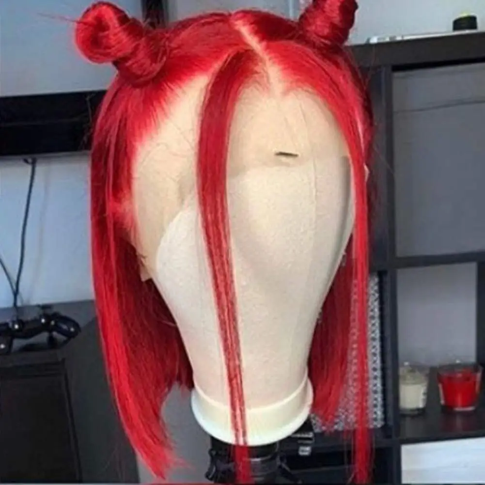 

Short Bob Lace Front Wigs Ombre Blonde 613 Short Red Bob Human Hair Lace Front Wigs Preplucked 13x6 Lace Frontal Wigs Full End
