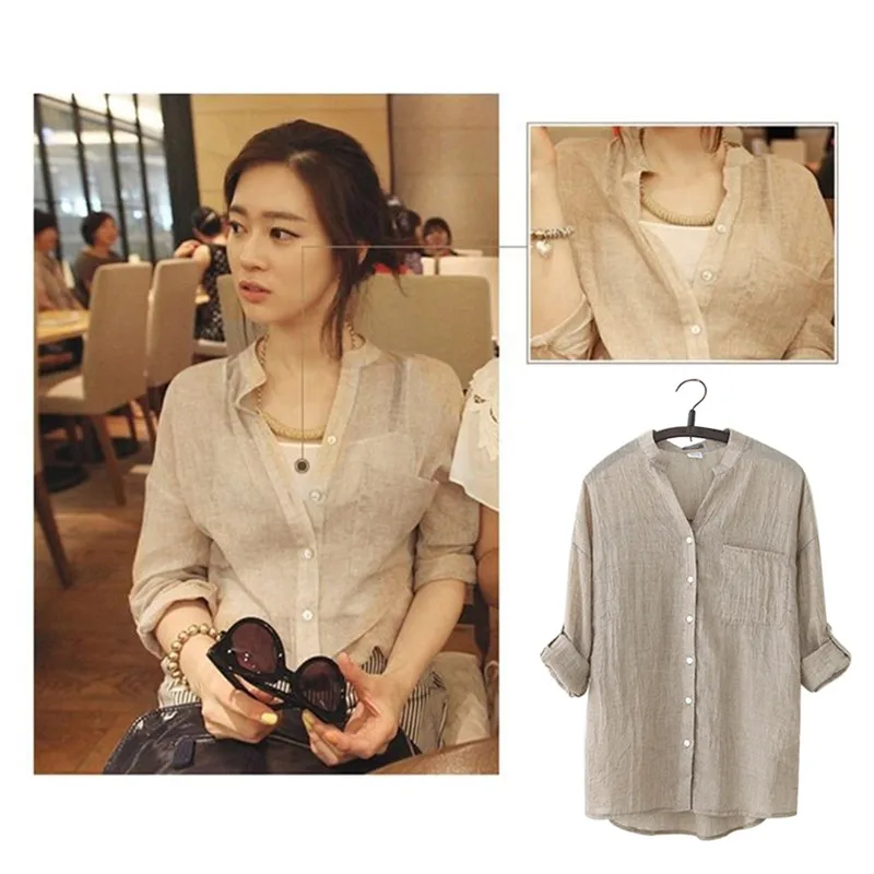 Однотонная блузка-туника с круглым вырезом топы женские офисные повседневные