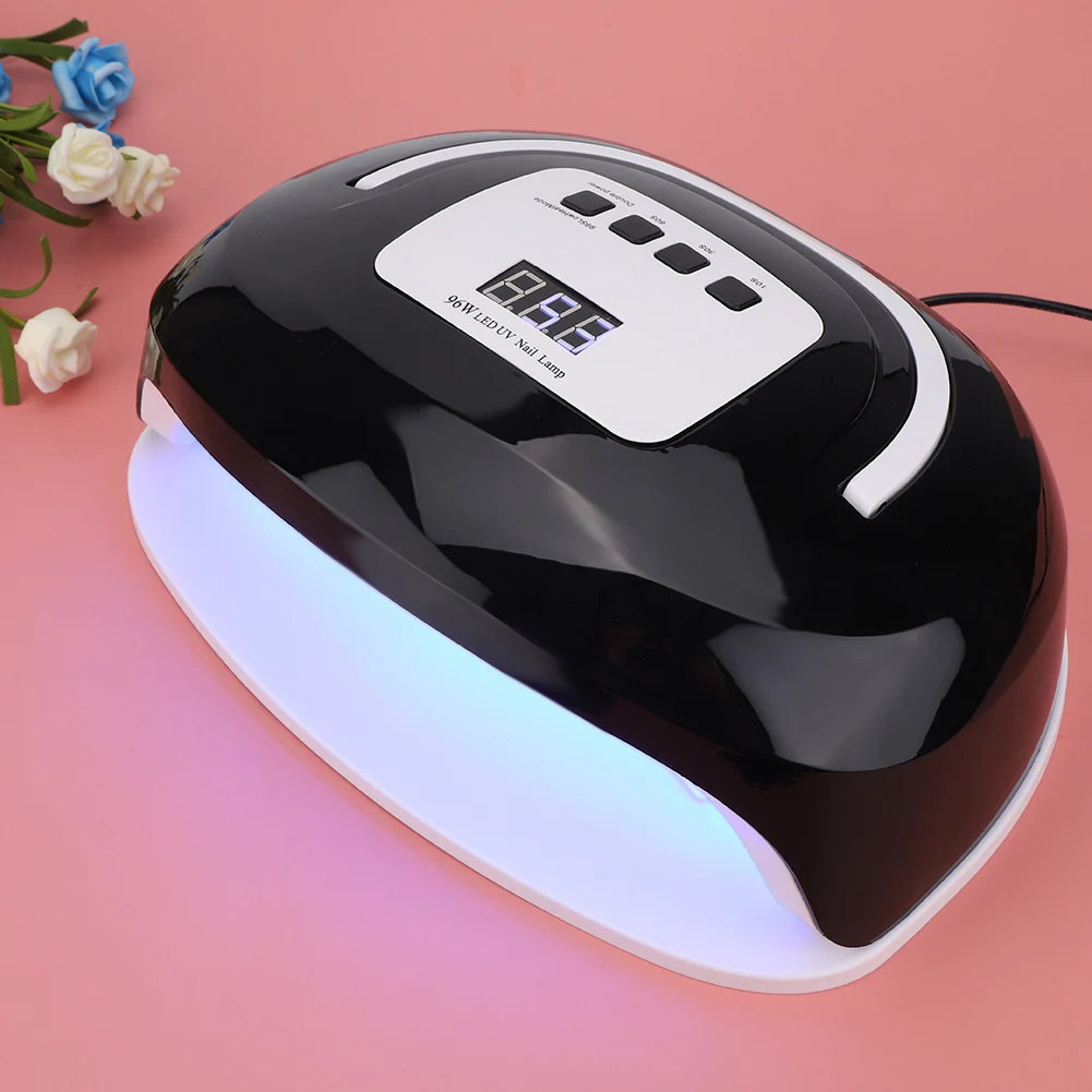 

96W UV LED Nail Lamp Nail Dryer For Curing All Gel Nail Polish 10s/30s/60s/99s Auto Sensor Timing Manicure Pedicure Tool