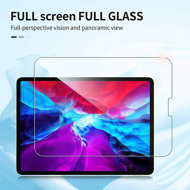 Закаленное стекло 2 в 1 для Ipad Pro 11 12 9 Защитная пленка экрана планшета и объектива