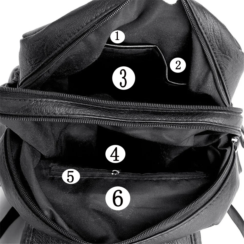 

Women Backpack Female High Quality Soft Leather Book School Bags For Teenage Girls Sac A Dos Travel Back pack Rucksacks Mochilas