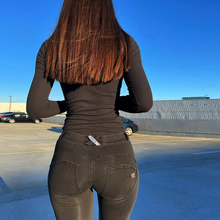 Melody-pantalones vaqueros elásticos para mujer...