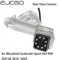 zjcgo ccd hd car rear view reverse back up parking waterproof camera for mitsubishi outlander sport asx rvr suv ga 20102020