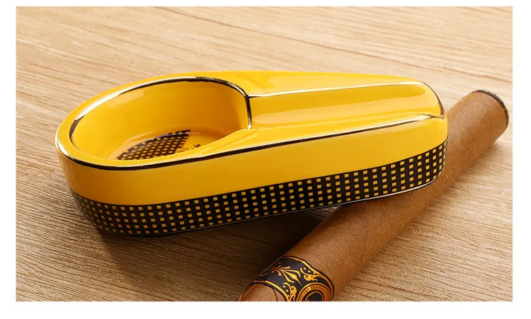 COHIBA керамическая Роскошная пепельница для сигар, держатель для сигарет, для дома и офиса, аксессуары для табака, пепельница для путешествий, пепельницы, подарок для мужчин