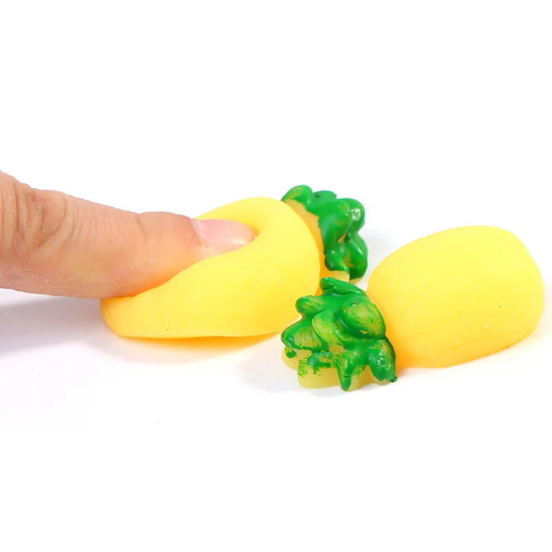 

2pcs Relax Toys Mini Pineapple Squeeze Soft Stress And Anxiety Relief Toy Squeeze Toys To Relieve Stress And Anxiety
