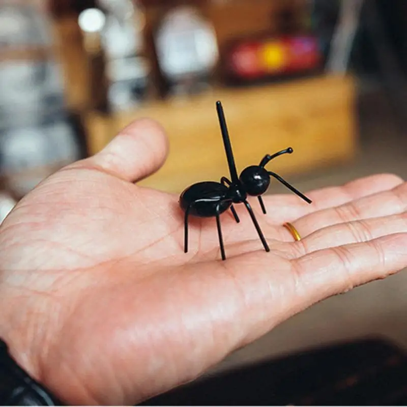 12 шт./компл. Милая Мини вилка для фруктов в форме муравья пластиковая закуска