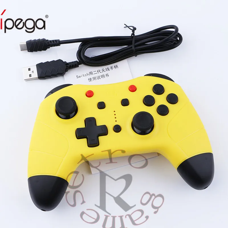 Для nintendo Switch PRO NS джойстик 2-го поколения с nfc-контроллер геймпад беспроводной Bluetooth контроллер пульт дистанционного управления