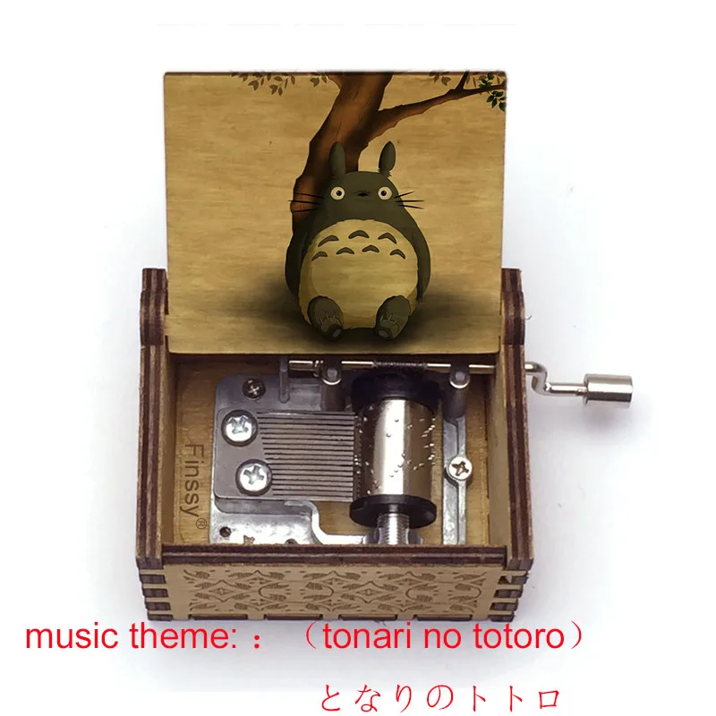 Музыкальная шкатулка Totoro с принтом музыкальная тема тонари no totoro ручной работы