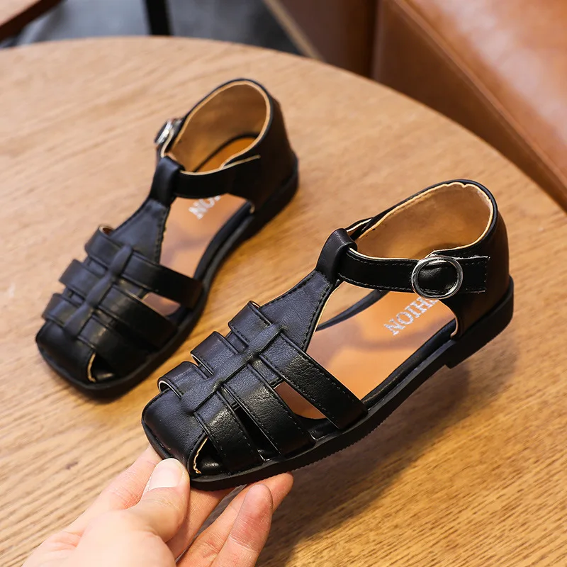 

Girls Roman Sandals 2020 Summer New Children's Casual Fashion Student Shoes Big Boy Baotou Shoes