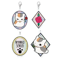 anime natsumes book of friends roast sweet potato madara acrylic keychain pendant bag charm cosplay keyring toys xmas gifts