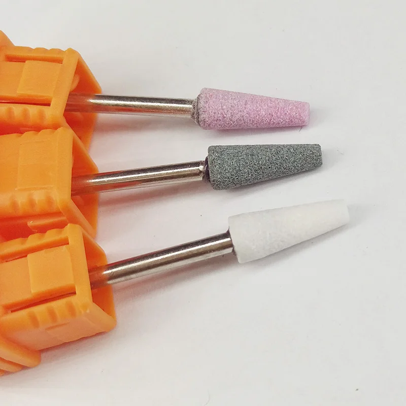 1 PCS 3/32" Ceramic Stone Burr Nail Drill Bit Cutter 3 Size To Choice For Professional Manicure Electric Drills Accessory | Красота и