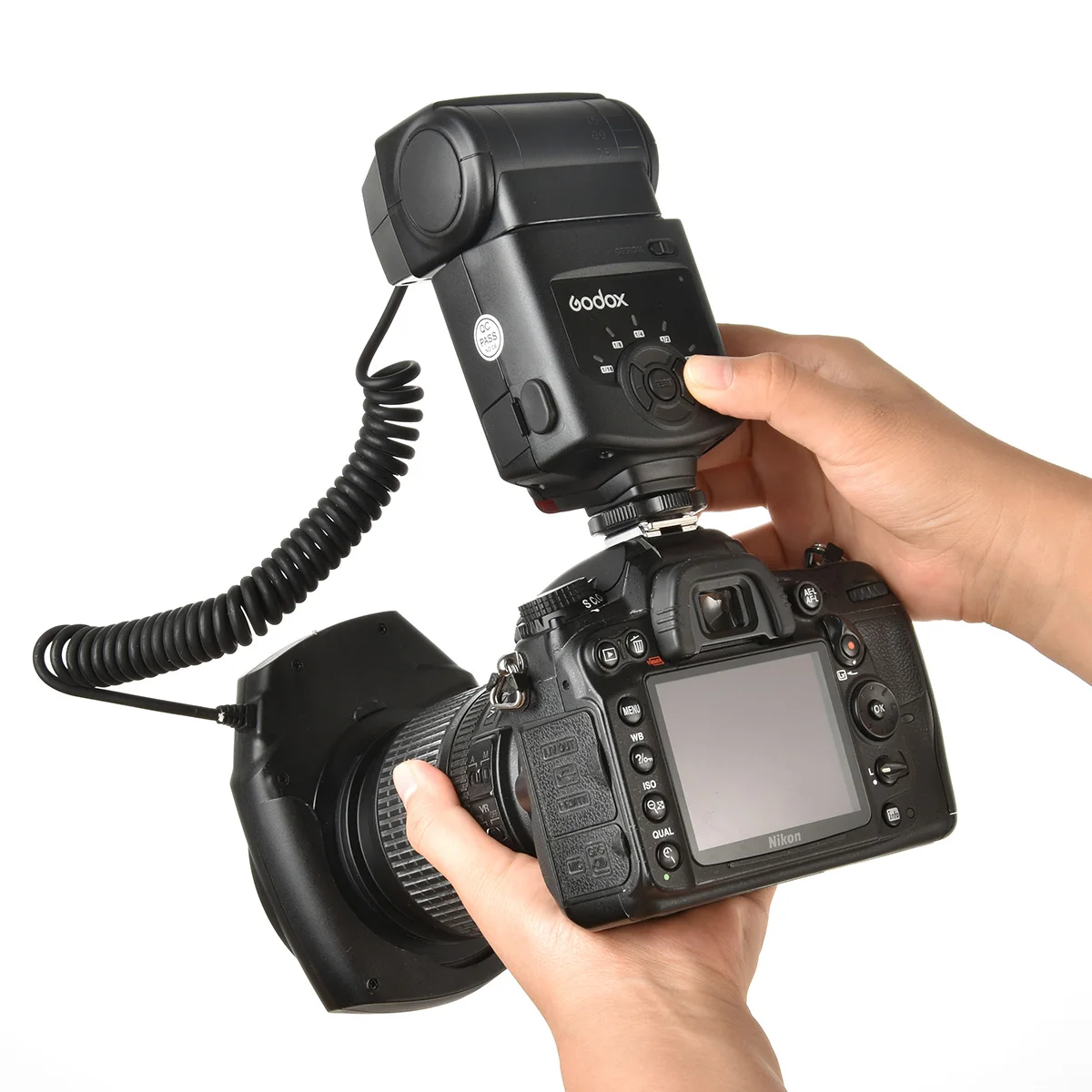 Godox ML 150 GN10 49 52 55 58 62 67 мм объектив Адаптер кольца с макрокольцевой вспышкой Speedlite