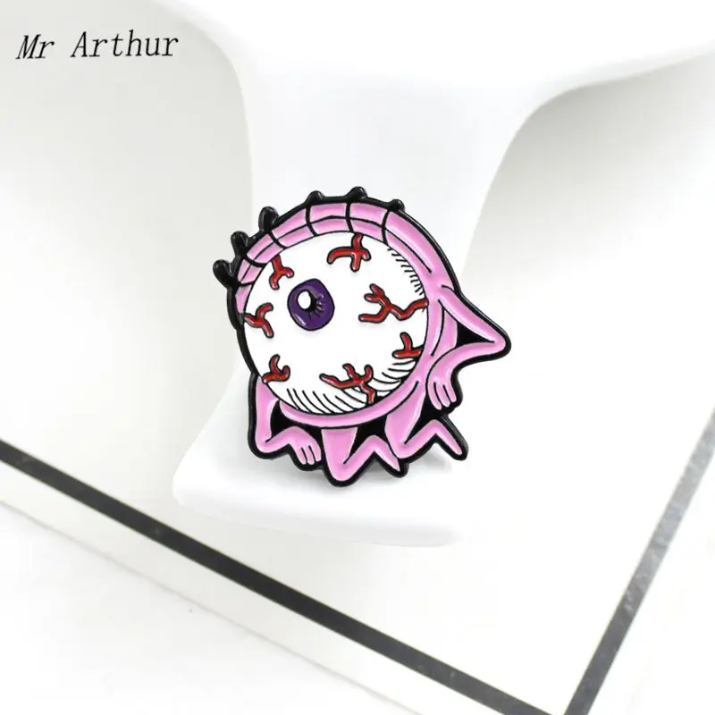 Длинные Накладные ресницы ссылка на глаза эмаль брошь рюкзак одежду отворот