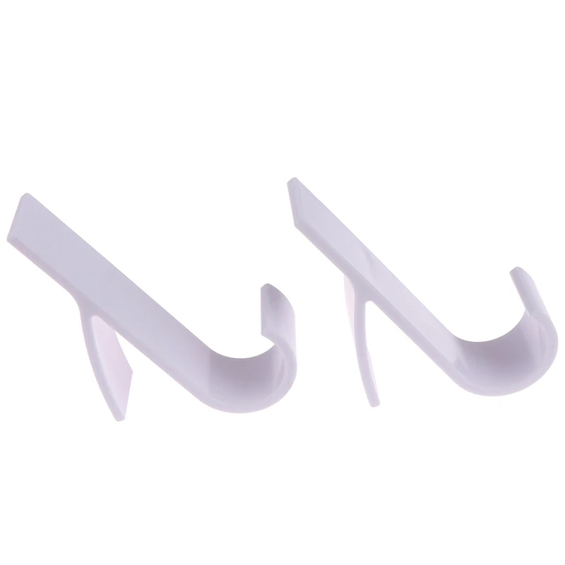 6 шт. белый домашний кухонный душевой крючок для полотенец пластиковая вешалка