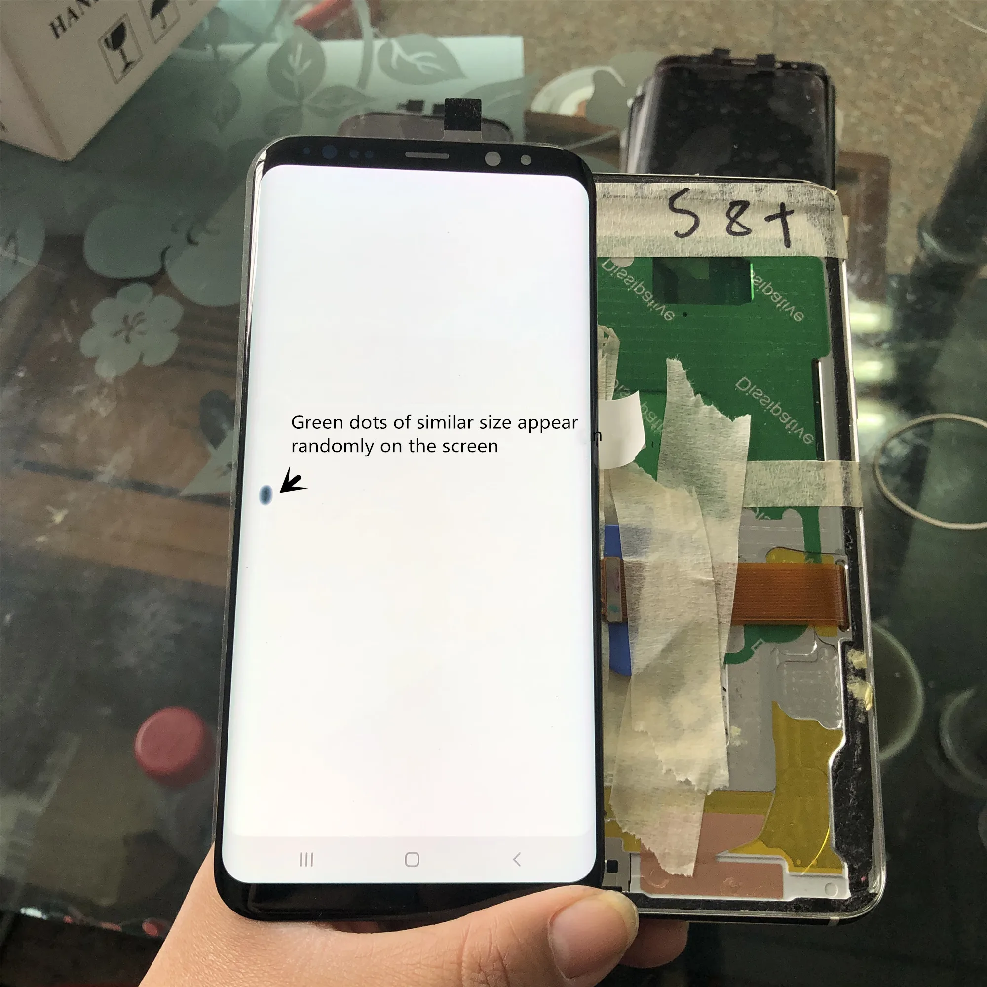 

ЖК-дисплей AMOLED с сенсорным экраном и дигитайзером в сборе, оригинальный сенсорный экран с дигитайзером для Samsung Galaxy S8 PLUS, G955A, G955U, G955F и мертвы...