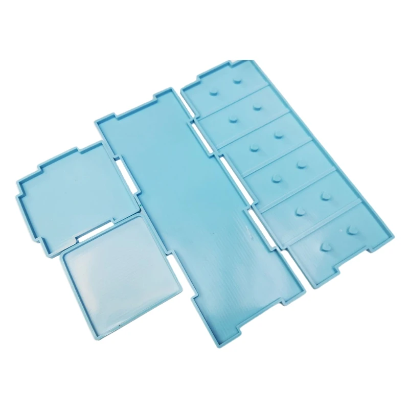 

1 Набор коробка домино эпоксидная смола, форма для хранения чехол силиконовая форма «сделай сам», ремесла, ювелирные изделия, контейнерный д...