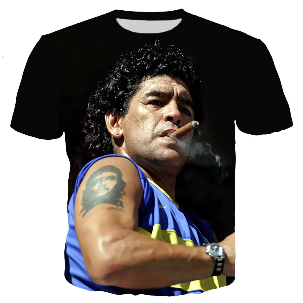 

Maradona men/women New 3D printed t-shirts casual Harajuku style tshirt streetwear tops dropshipping