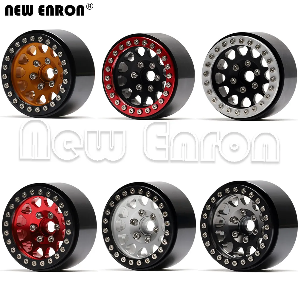 

NEW ENRON 1.9 inch Aluminium Wheels Beadlock Wheels Hub Rims for RC 1/10 D90 Tamiya SCX10 TRX4 90046 90047 CC01 TF2 D110 F350
