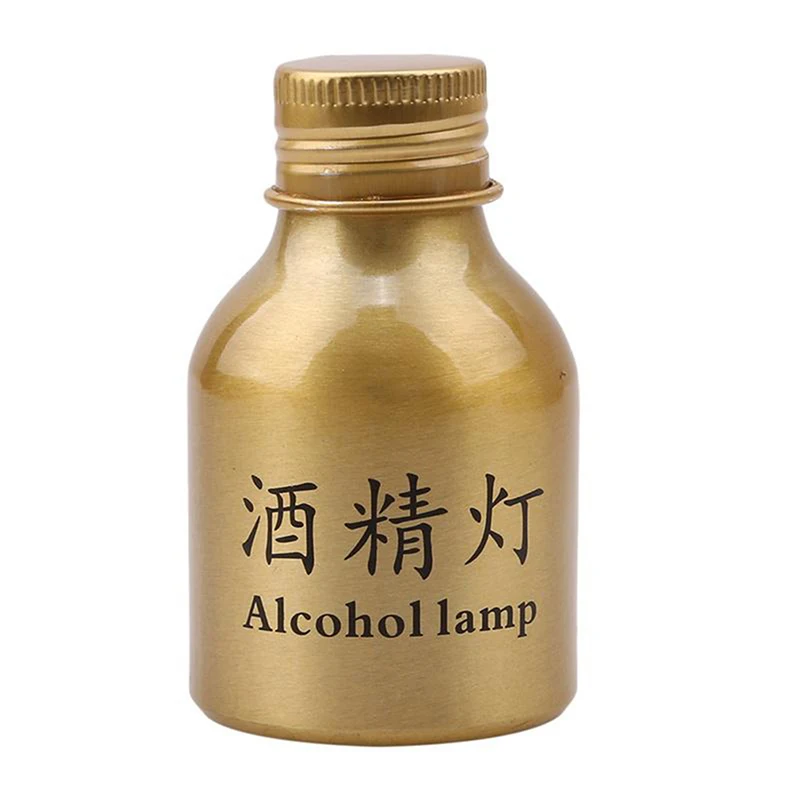 

Gold Portable Chemistry Alcohol Burner Lamp Portable Aluminum Alloy Alcohol Lamp Laborotary Heating Supplies Teaching Equipment