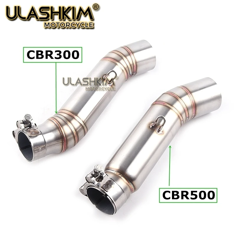 Cbr500 CBR250 CBR 500R CBR300 мотоцикл Выпускной контакт средняя труба разъем для HONDA CBR500R CBR 300 CBR300 2012 к