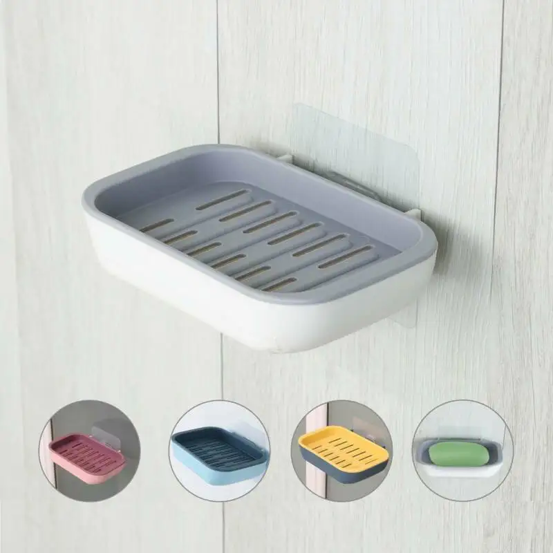 

Strong Soap Holder Suction Tray 2 Layers 2pcs Accessories Accessory Box