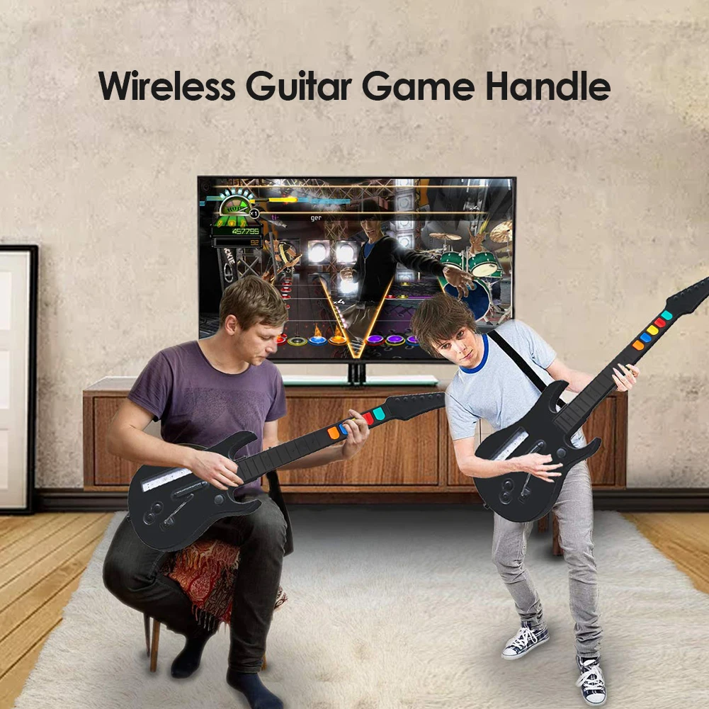 Беспроводной контроллер с регулируемым ремешком для игр Wii Guitar Hero Rock Band 2 3 |