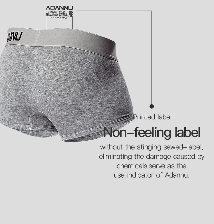 CMENIN Men Underwear Boxer Men's Boxers Male Panties Boxers Breathable Underpants Solid Shorts Cueca Comfortable Homme AD125