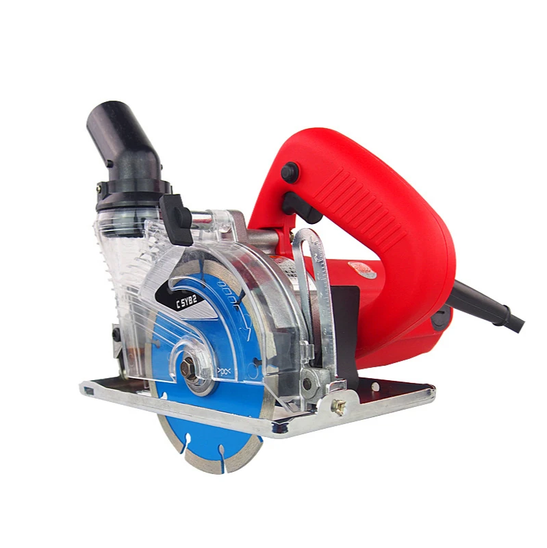 

220V Dust-free saw wood stone tile grooving cutting machine marble electromechanical circular saw woodworking chainsaw