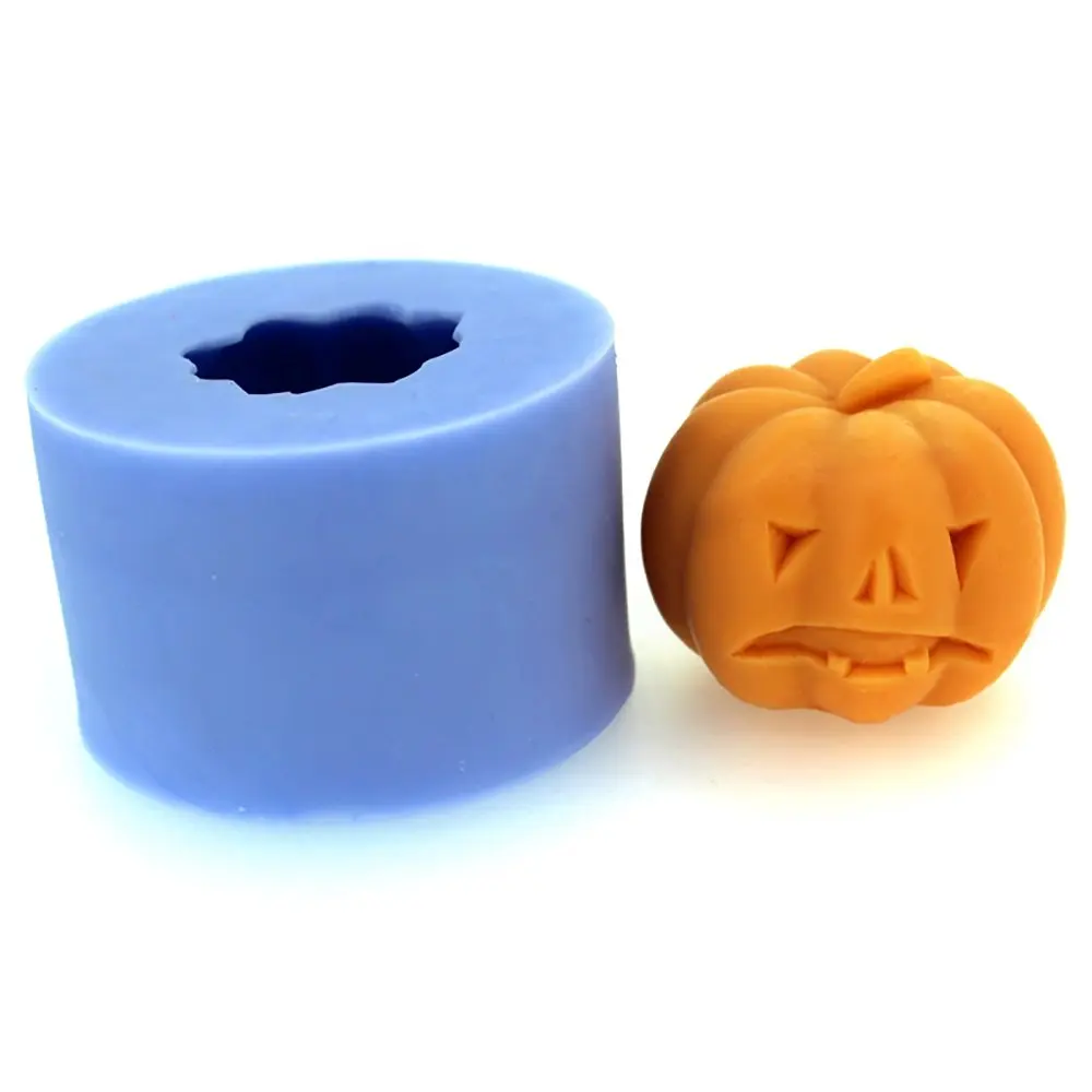 Силиконовая форма для мыла сделай сам в виде тыквы на Хэллоуин художественная