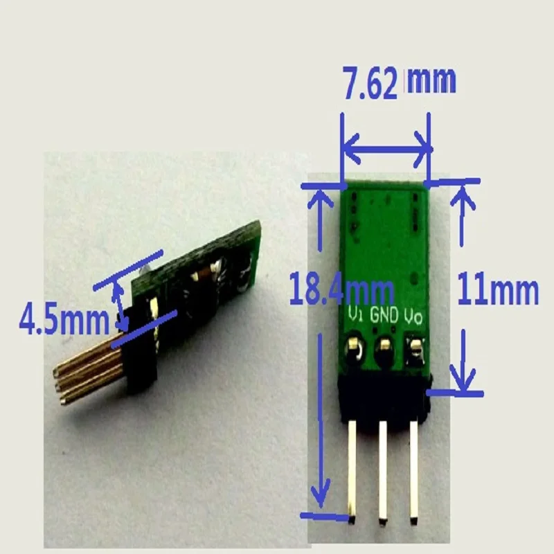 Мини преобразователь постоянного тока 2 в 1 8 5 до 3 В для Wi Fi Bluetooth ESP8266 светодиодный