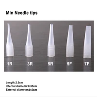 100pcslot traditional tattoo min needle caps tips for microblading permanent makeup eyebrow eyeliner lip tattoo machine parts