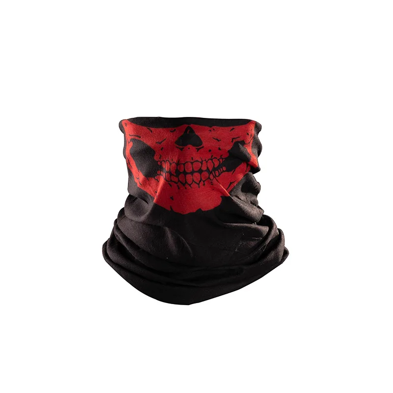 Шарф Для мужчин женщин мотоцикла езды велосипеда для открытого воздуха череп