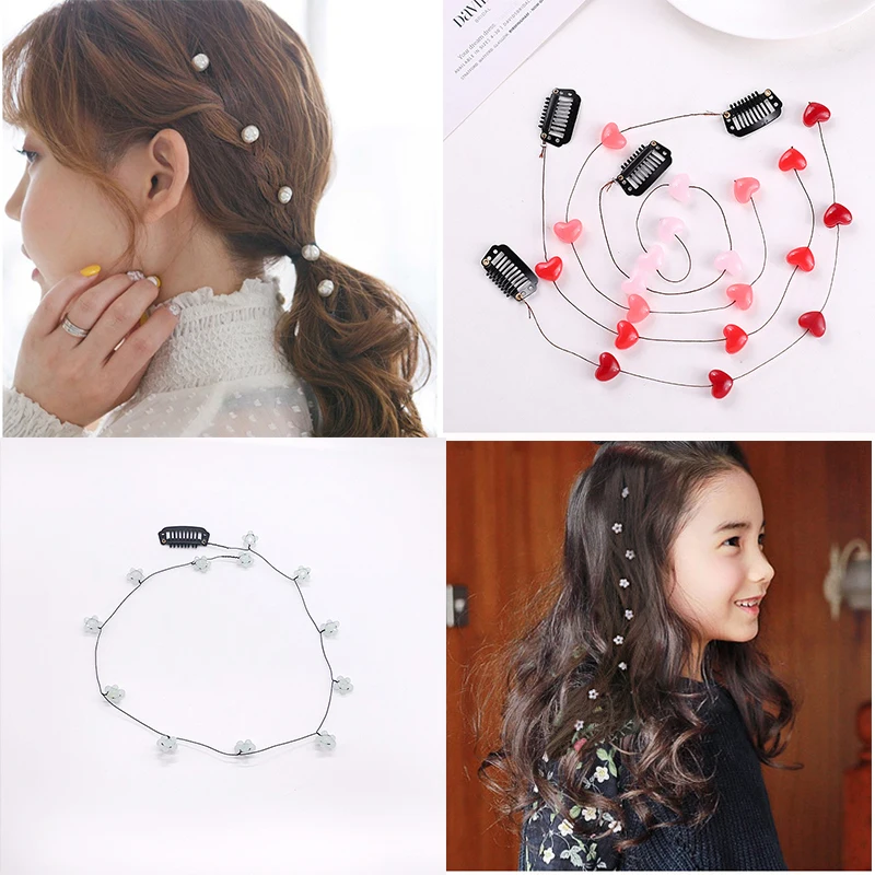 Модные обтекаемые заколки для волос головной убор цветок груша заколка девочек