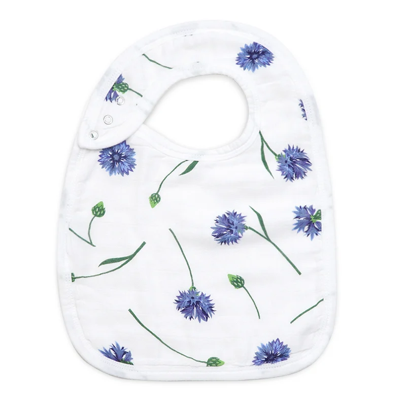 purplr flower Muslinlife детские нагрудники Новинка бамбуковый хлопок высокого качества Babadores Para Bebe слюнявчик для младенца полотенце для мальчиков и девочек - Цвет: purplr flower