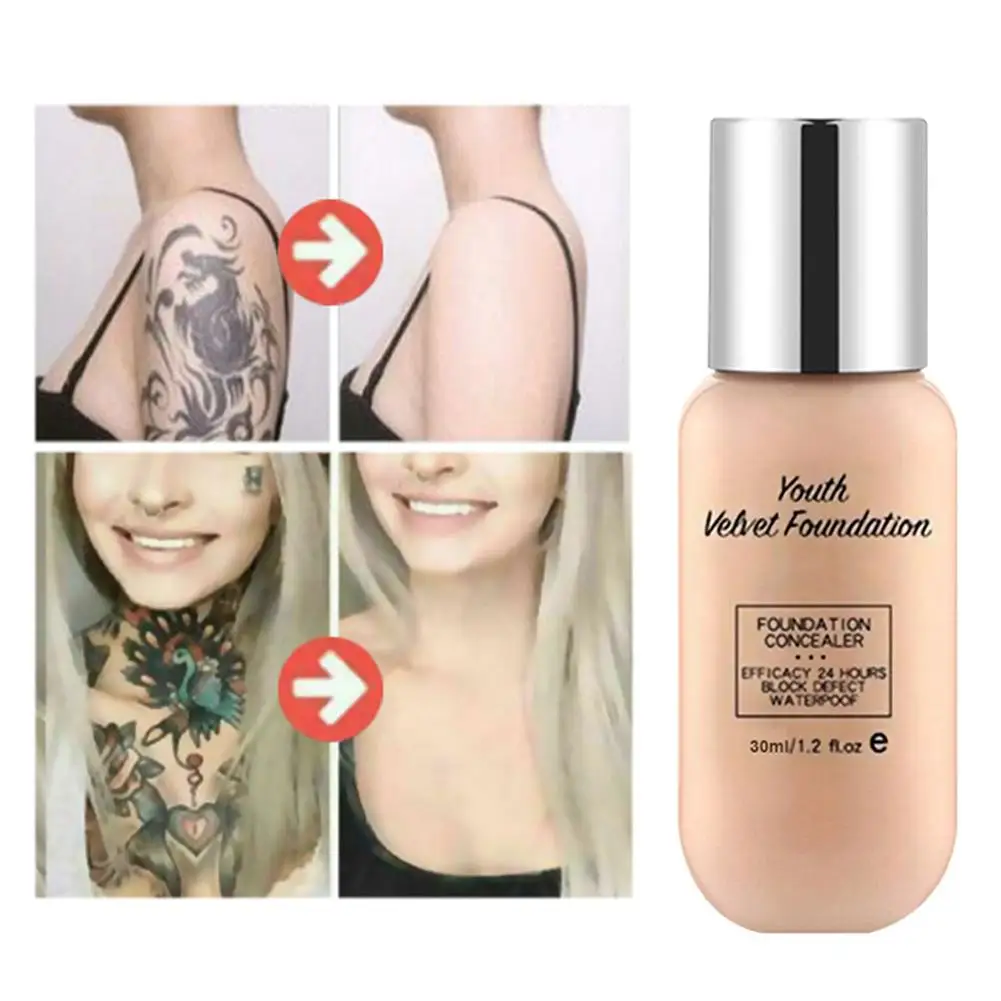 Матовая жидкая основа долговечная Водонепроницаемая увлажняющая Омолаживающая