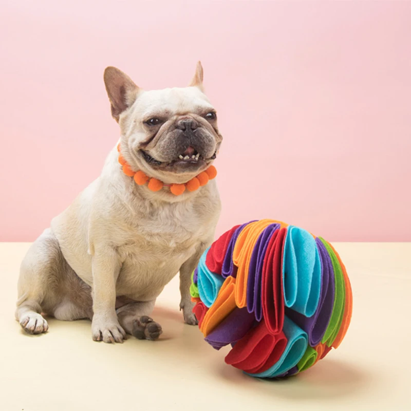 

Snuffle ball Dog Puzzle Toys Increase IQ Slow Dispensing Feeder Pet Cat Training Games Feeding Feeding Food Intelligence Toy