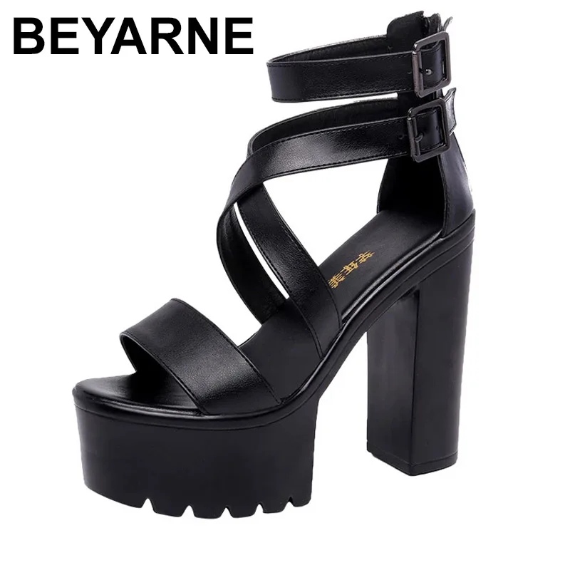 

Новинка 2021, сандалии-гладиаторы на очень высоком каблуке, летние сандалии с ремешком на пятке, обувь для вечерние, 41