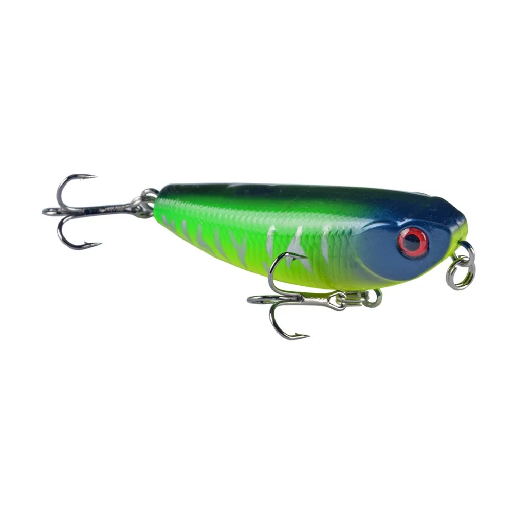 

Floating Pencil Lure Hard Bait Made by ABS 5cm 4.8g High Carbon Steel Sharp Hook Catching Bass Trout Topwater Fishing