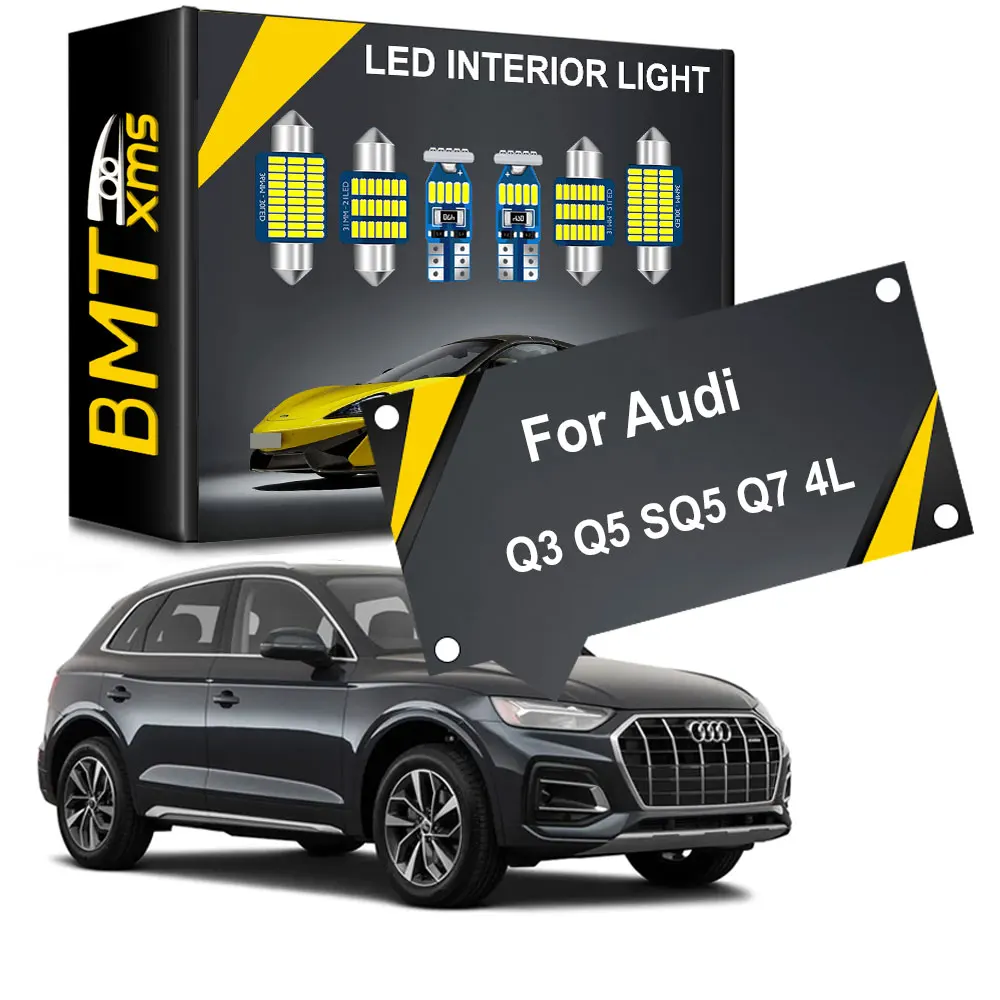 

BMTxms Canbus Indoor Lamp LED For Audi Q3 8U Q5 8R SQ5 Q7 4L 2007 2010 2011 2012 2014 2015 2017 2018 2019 Sportback Accessories
